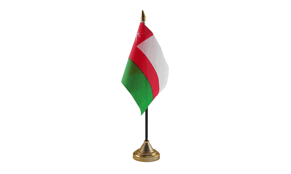 Oman Table Flags